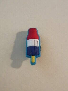 10 for $10 Jibbitz Croc Charm - Rocket Pops Red White & Blue Popsicle 4